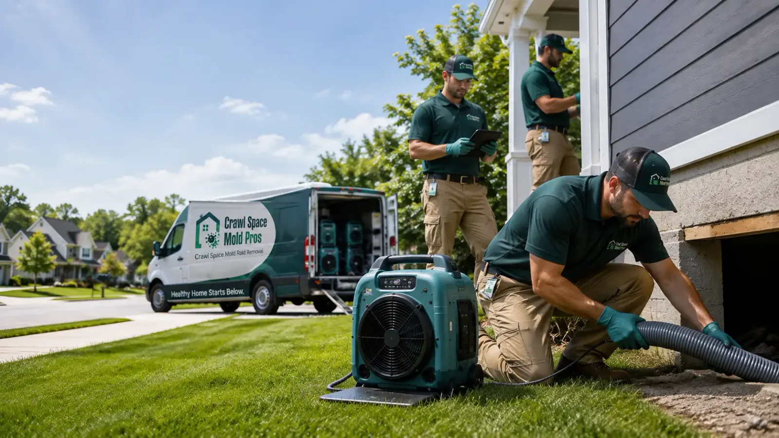 Crawl Space Mold Removal in Clay City, IN